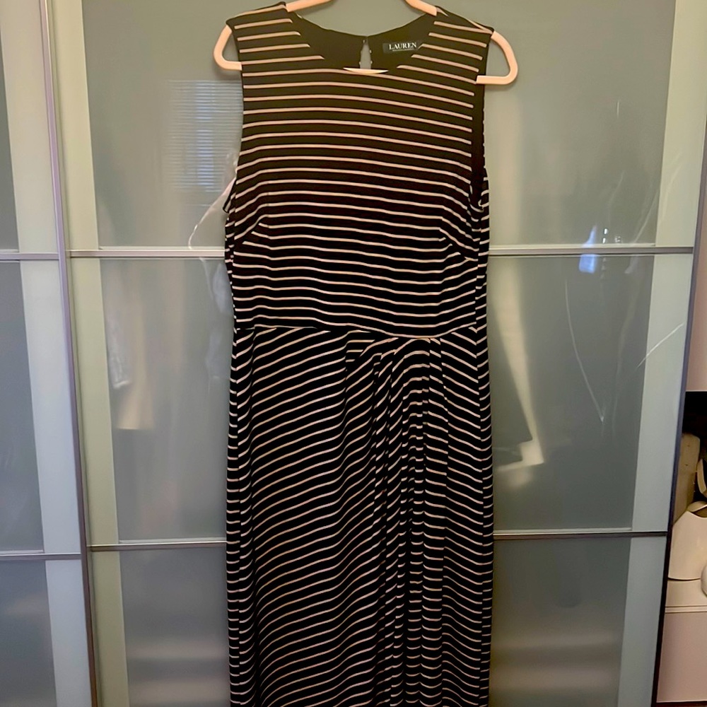 Lauren by Ralph Lauren sleeveless maxi dress size 16